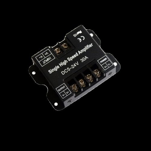 12V24vLED单色LED灯带功率放大器增大器同步灯条灯箱模组发光字