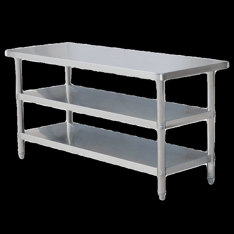 不锈钢工作台厨房专用操作台商用打荷台灶台架定做饭店切菜案板桌
