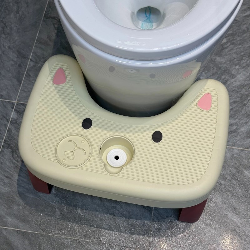 猫咪加厚马桶凳子垫脚凳可调节厕所蹲坑神器孕妇防滑拉屎凳可折叠