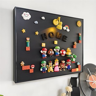 磁吸电表箱装 简约免打孔冰箱贴展示板 饰画配电箱遮挡遮丑神器新款