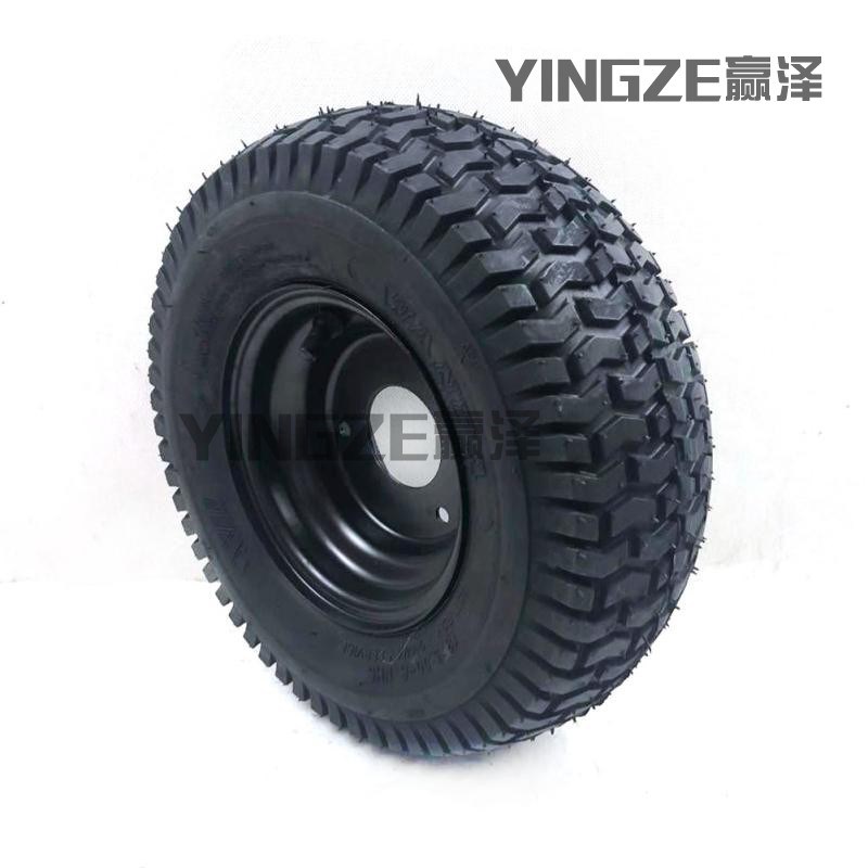 自制沙滩车摩托车配件 168卡丁车漂移车13X5.00-6寸草坪轮胎轮毂