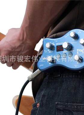 MOOER魔耳POGO迷你电吉他便携式综合效果器带校音+鼓机效果送电源