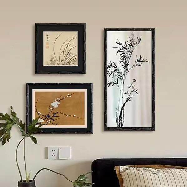 节节高升·墨竹法式中国风客厅装饰画新中式玄关书房中古风挂画,收纳整理,烫衣板及配件,淘宝优惠券,粉丝福利购,淘宝优惠卷