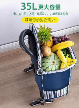 家庭买菜小拉车新款买菜车大号买莱手拉车超轻购物小拉车拉捍车