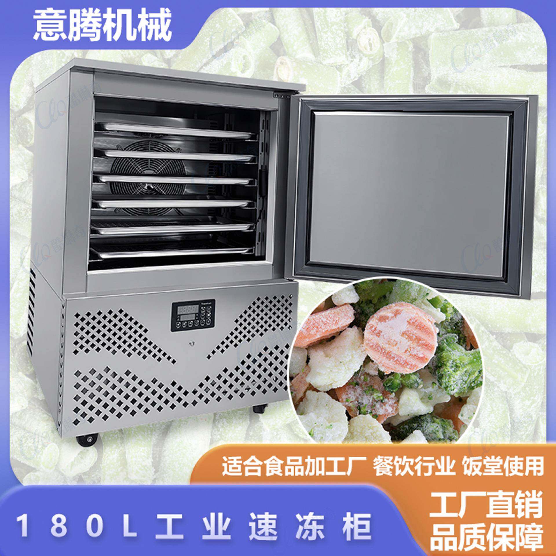 冷藏柜超低温冷柜零下45度180L带鱼海鲜商用冰柜不锈钢速冻冰箱速