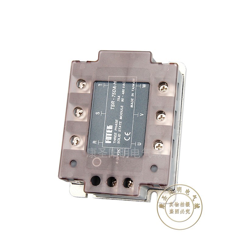 TSR-10DA25DA三相固态继电器TSR-40DA75DA80DA直流32V控交流380V