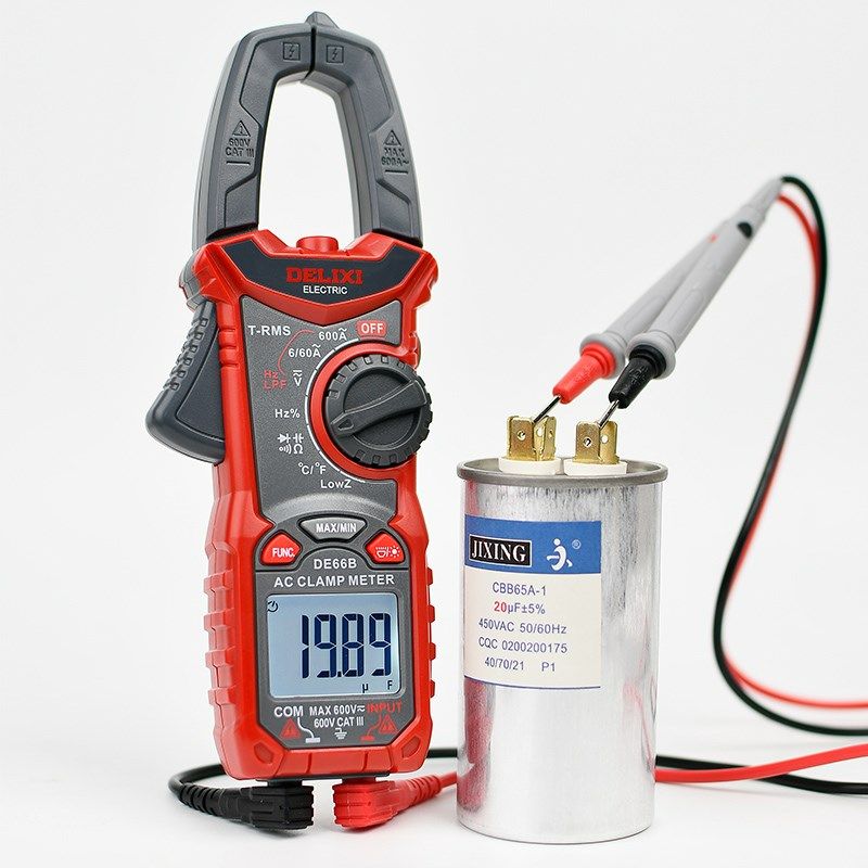 德力西钳形万用表数字高精度智能防烧电工专用电流表钳形表万能表