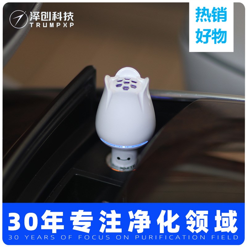 男士礼物通用型车载负离子空气净化器除烟杀菌除味除甲醛保护呼吸