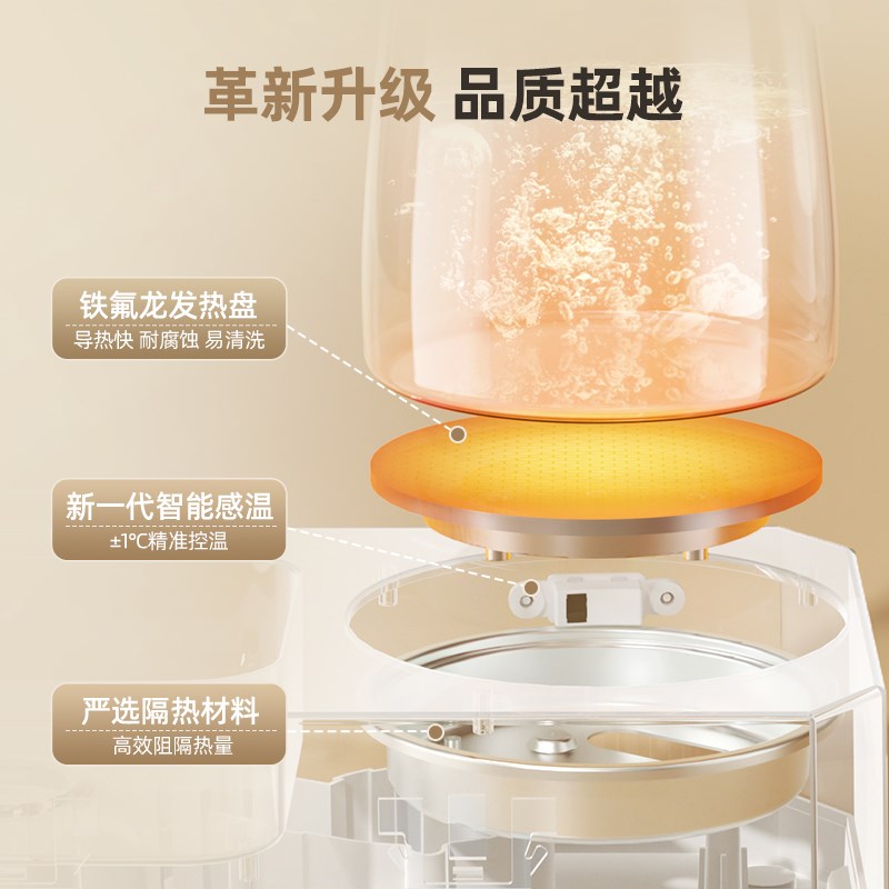 全玻璃温奶器恒温壶奶瓶消毒烘干一体二合一婴儿暖奶热奶母乳保温