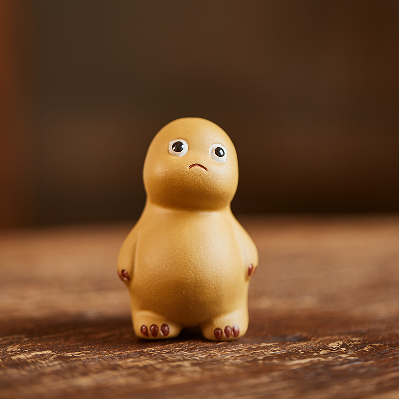 梵悦奶龙紫砂茶宠摆件手工卡通创意可爱龙小摆件茶玩茶具配件