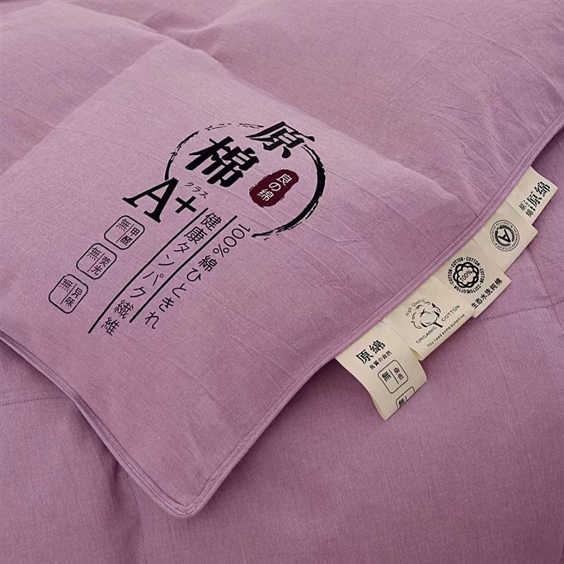 加工定做旧羽绒服翻新改羽绒被现场直播充绒双层水洗棉鹅绒被