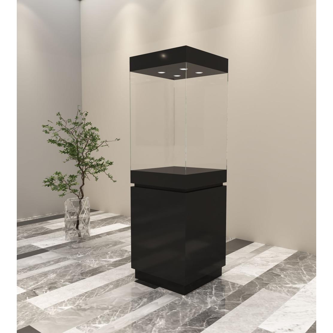 木质珠宝玉器文物展柜博物馆展台陈列柜古董玻璃展示柜产品柜