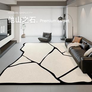 2025新款地毯客厅高级感耐脏易打理意式极简轻奢天津地毯卧室秋冬