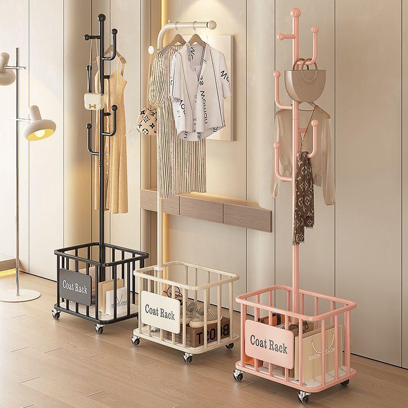 卧室脏衣篓落地挂衣架衣帽架床尾床边晚上放衣服神器衣架置物架子