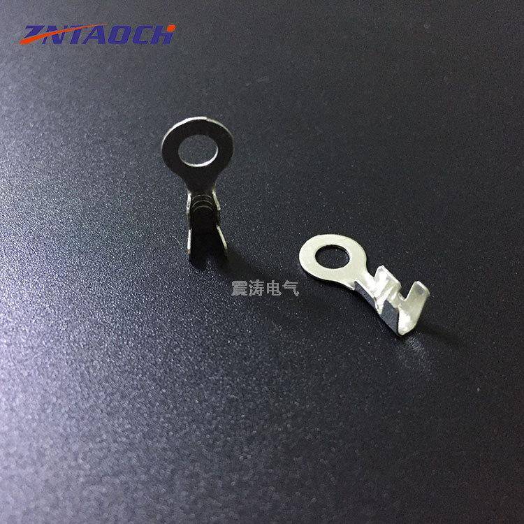 4.2圆形接线片5000只冷压接线端子铜开口鼻接地片环形地环端