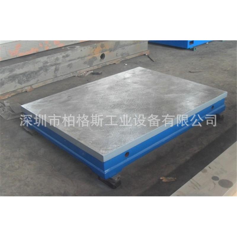 铸铁平台板工作台重型划线量具测量台钳工台水磨钢板模具台桌