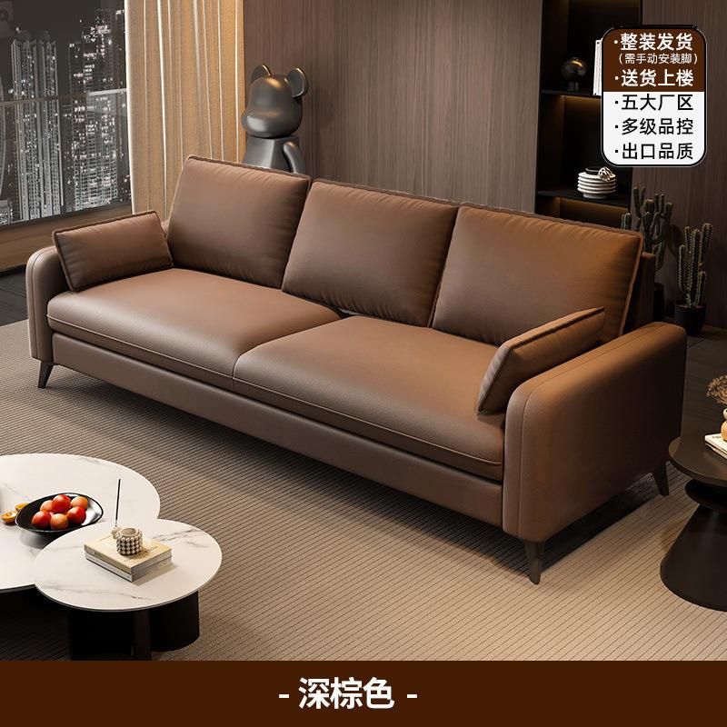 沙发床猫抓皮客厅卧室简易小户型家用现代轻奢沙发