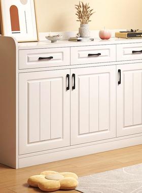 斗柜简约现代大容量白色抽屉柜餐边柜卧室储物柜床尾靠墙收纳柜子