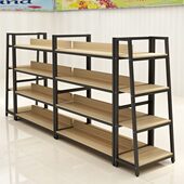 超市中岛柜商店货架展示架母婴店便利店双面多层自由组合置物架