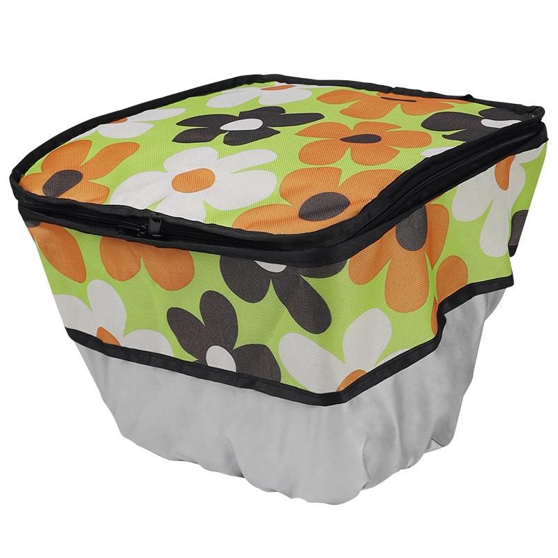 糊涂马电动自行车车篮罩前车篮防B水罩车篮衣防尘防泼水铁篮筐外