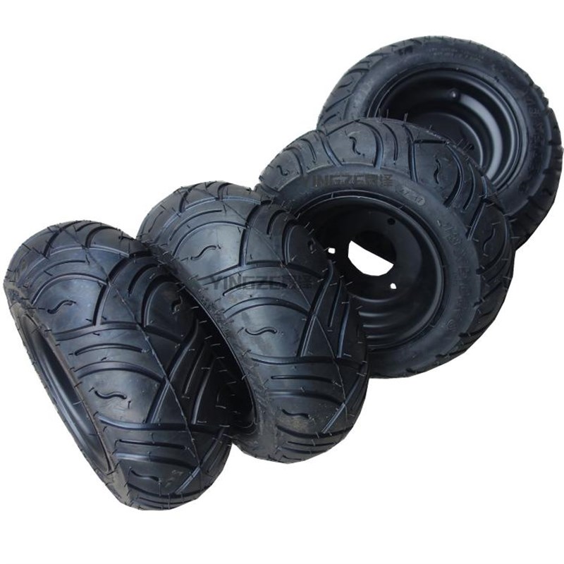 DIY自制四轮漂移卡丁车6寸轮胎沙滩车13X5.00-6寸轮毂真空轮胎