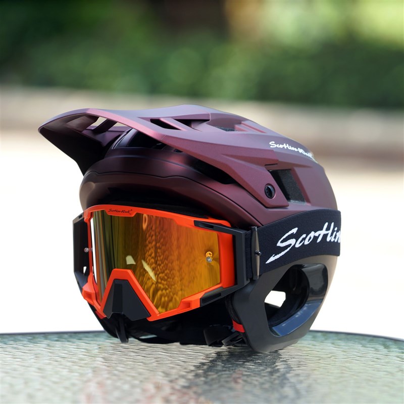 山地车越野AM半盔速降赛车超轻自行车成人骑行头盔竞赛全地形3/4