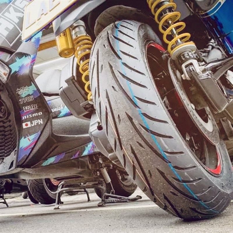 米塔斯MC34MC35半热熔踏板摩托车轮胎VESPA姜戈110/120/130小牛