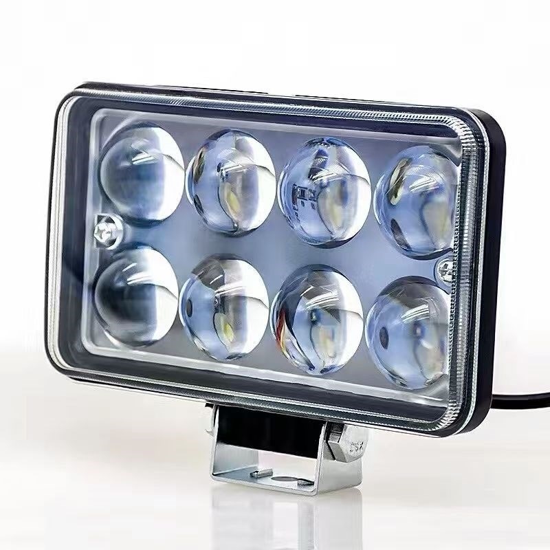 电动摩托车灯LED强光射灯农用改装车灯远近光12V-80V通用超亮大灯