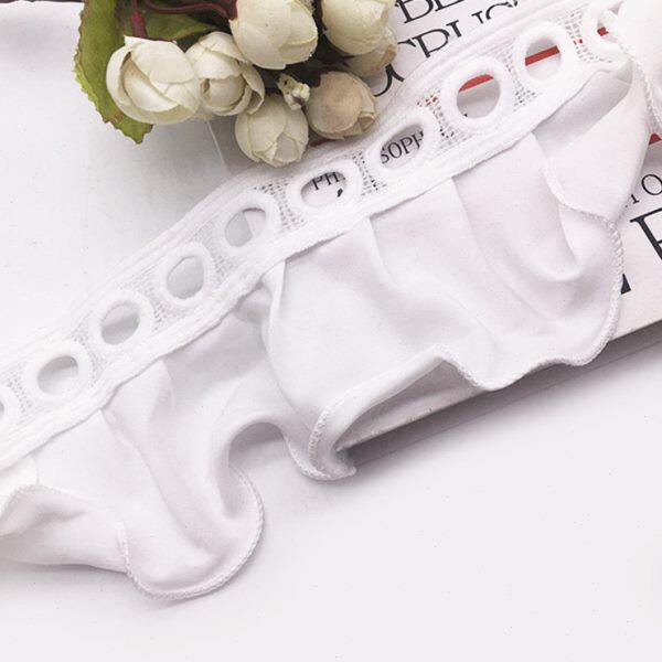 10CM纯白色褶皱裙摆边拼接花边辅料装饰窗帘立边沙发边窗饰下摆边