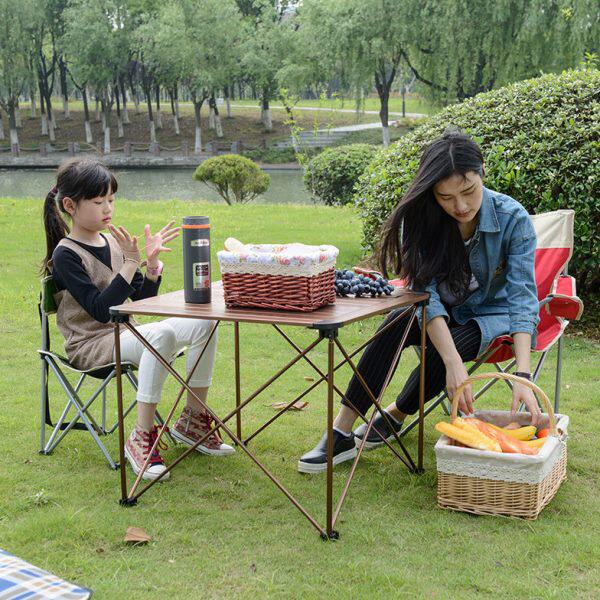 NH户外折叠桌椅便携式车载桌露营铝合金野外轻便桌子野餐自驾挪客