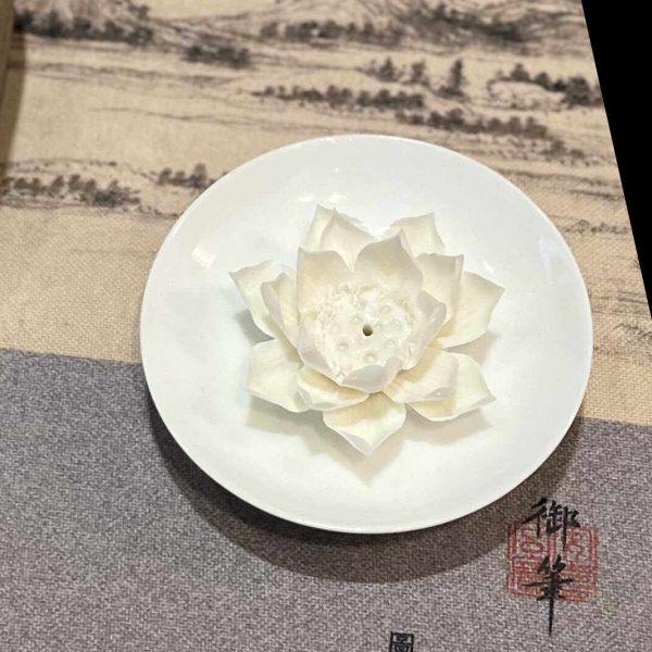 陶瓷莲花香插线香插香座创意卧香炉家用艺术禅意檀香炉香薰炉香器,家居饰品,香托/香盘/香座/香插,淘宝优惠券,粉丝福利购,淘宝优惠卷