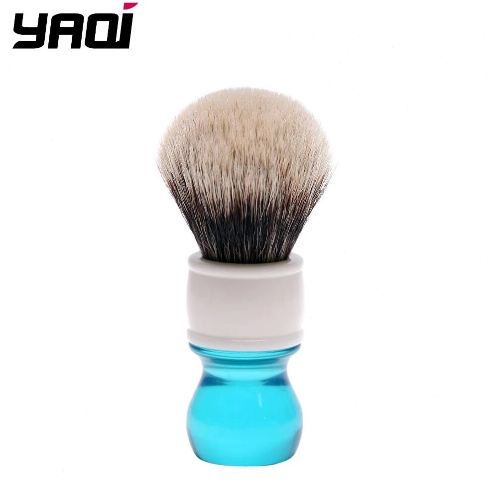 YAQI 24mm 二路獾毛胡须刷胡刷胡扫剃须刷理发店扫发刷男士送礼