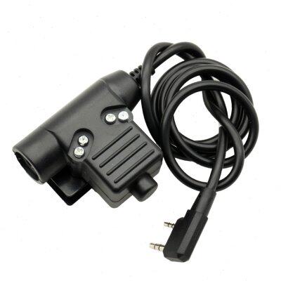 犀兕合甲U94 PTT大接口对讲机开关适配建伍K头宝峰UV5音大灵好用