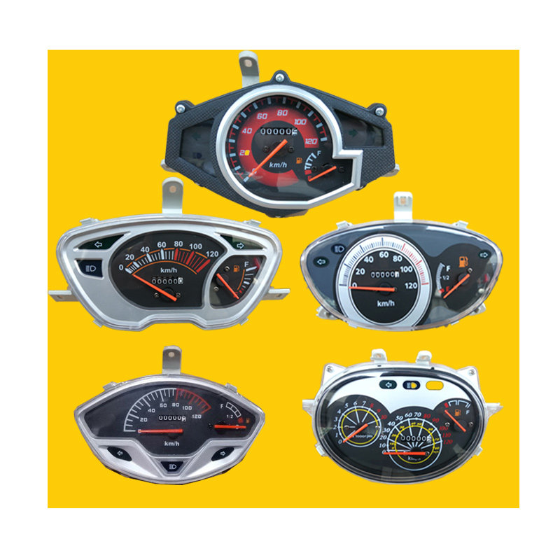 踏板摩托车仪表里程表码表迅鹰/鬼火/路虎/巧格125助力车仪表总成