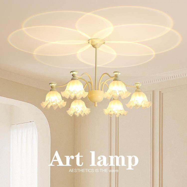 法式复大气古奶油风吊灯花朵网红氛围玻璃客厅餐厅灯书房卧室灯具,纺织面料/辅料/配套,纺织机械配件,淘宝优惠券,粉丝福利购,淘宝优惠卷