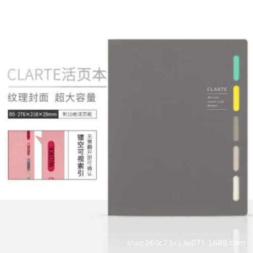 满乐文（MARUMAN) 满乐文CLARTE高档活页本学生办公手账本F311