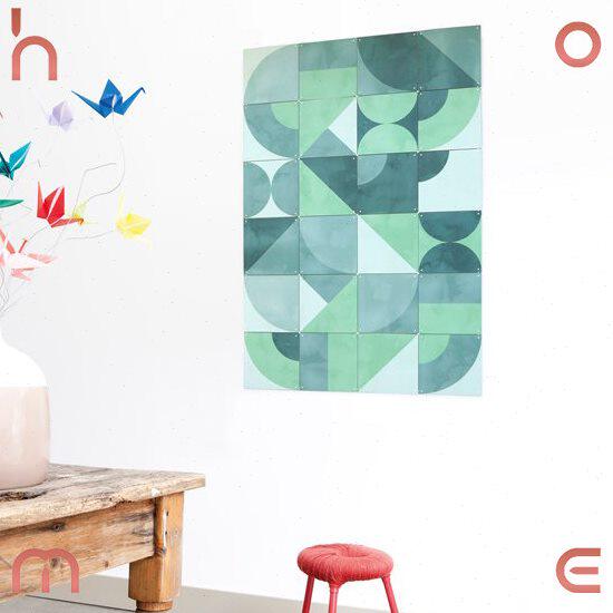 ho+me現貨 荷蘭IXXI Geometric Graphic 雙面 幾何圖案裝飾壁饰