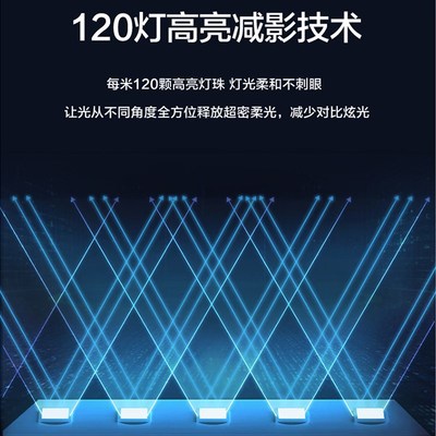华迅北极光低压灯带线形灯家用灯条嵌入自粘高显95led可配变压器