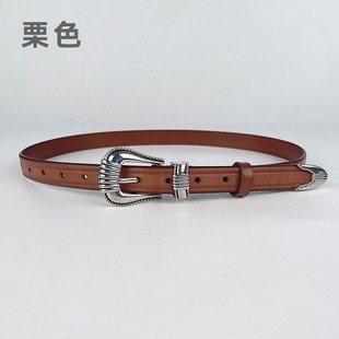 头层牛皮复古女款真皮腰带休闲裤牛仔裤高级感女韩版时尚女士皮带