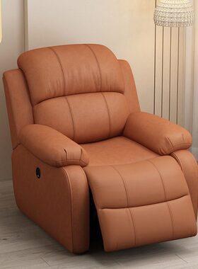 头等太空舱沙发科技布艺单人摇电动美甲按摩懒人多功能椅客厅真皮