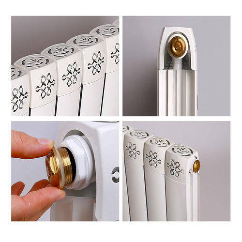 铜铝复合暖气片水暖散热片壁挂式集中供暖立式壁挂炉天然气散热