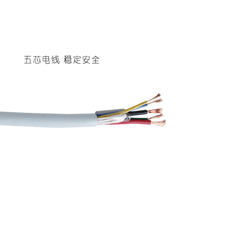 通用五芯铜线电线耐高温国标纯铜1P1.5P2P3P4匹5匹空调电缆电源线