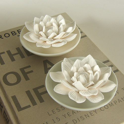 车载扩香石卧室摆件家用石膏香薰洗手间扩香器精油香水留香石持久