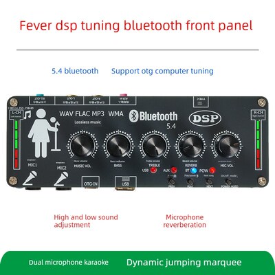发热蓝牙前面板麦克风卡拉ok混响调谐无损U盘双输出立体声跳Marqu