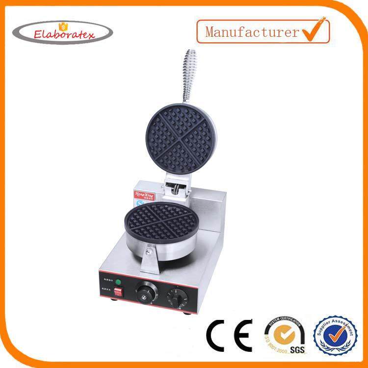 摆摊商用单头电热华夫饼机双面加热免翻面可丽饼烤饼多功能一体机