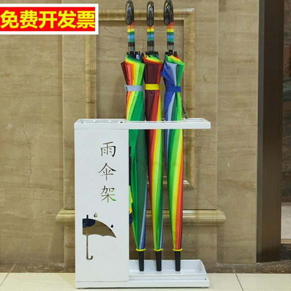 雨伞架家用商用伞置物架子进门创意雨伞桶神器酒店大堂雨伞收纳架