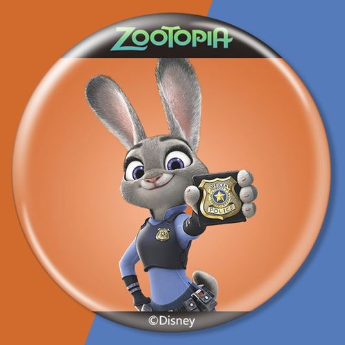 疯狂动物城徽章吧唧冰箱贴动画 画电影周边朱迪尼克挂件谷子礼品