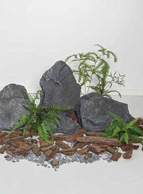 pu仿真青龙石悬挂假山墙贴商场橱窗装饰造景摄影道具泡沫石头摆件