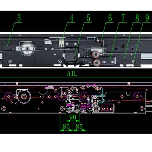 TKP161-14层门装置 NS161014C006G01 NS161014C006G02 挂板