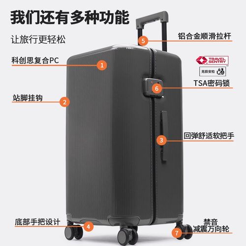 26寸行李箱大容量超大2025新款24超轻双层防爆拉炼 炼 男旅行